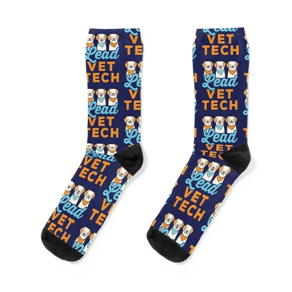 Lead Vet Tech Veterinary Technician Supervisor Socks loose cute summer Socks Women Men's