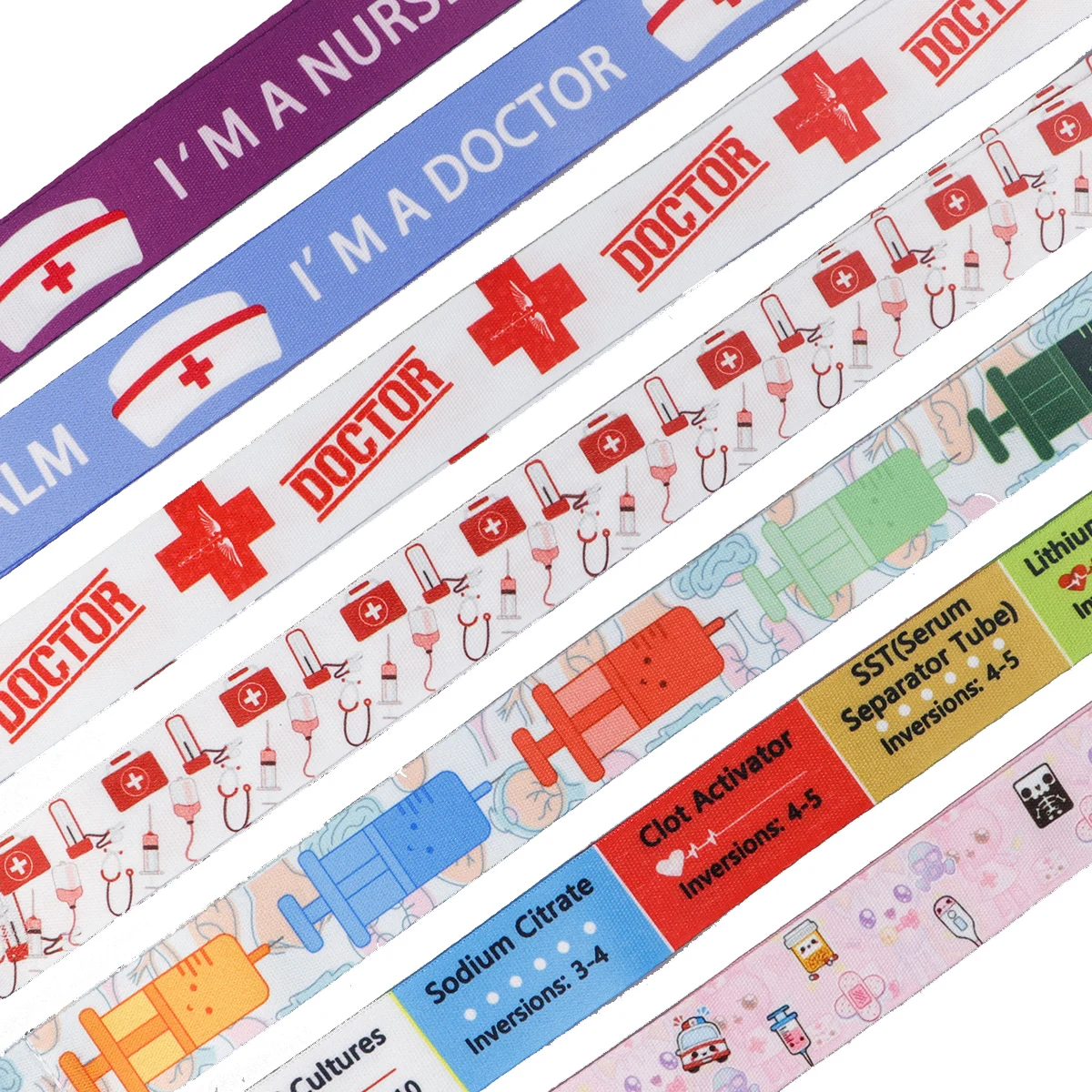 طبيب ممرضة اسهم للمفاتيح بطاقة الهوية رياضة أحزمة هاتف USB شارة حامل لتقوم بها بنفسك شنق حبل الرقبة الأشرطة المفاتيح الحبل الطبي