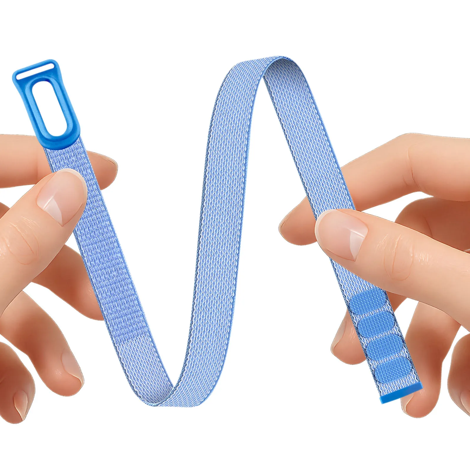 For Google Fitbit Air Nylon Woven Bicep Band Circular Armband Sport Fitness Tracker Breathable Watch Band Adjustable Wrist Strap