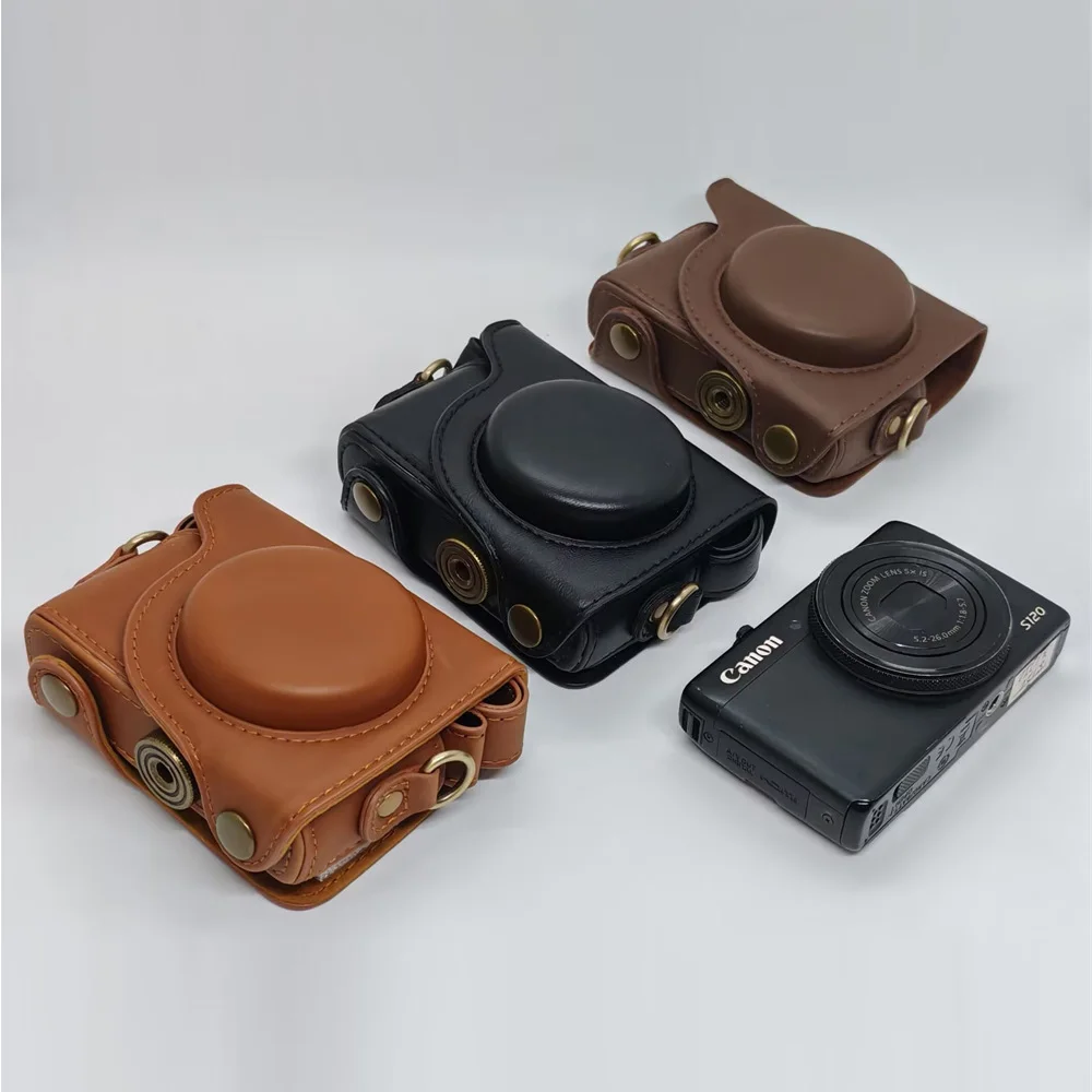 PU Leather Camera Bag For Canon Powershot G9X Mark II G9X2 G9XII