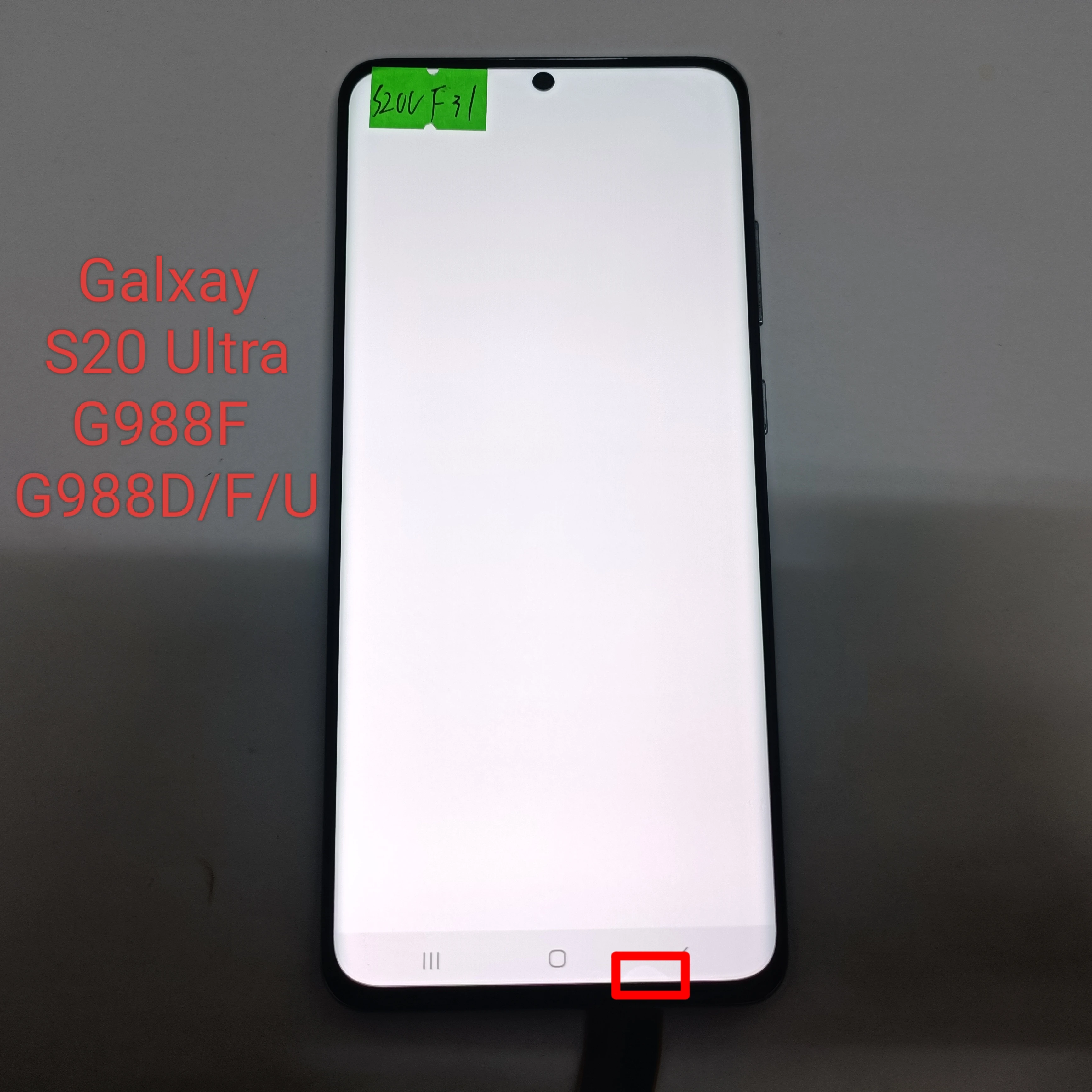 Подходит для Galaxy S20 Ultra SM-G9880 G988F G988B/D/S дисплеев, сменные компоненты с дефектными дисплеями