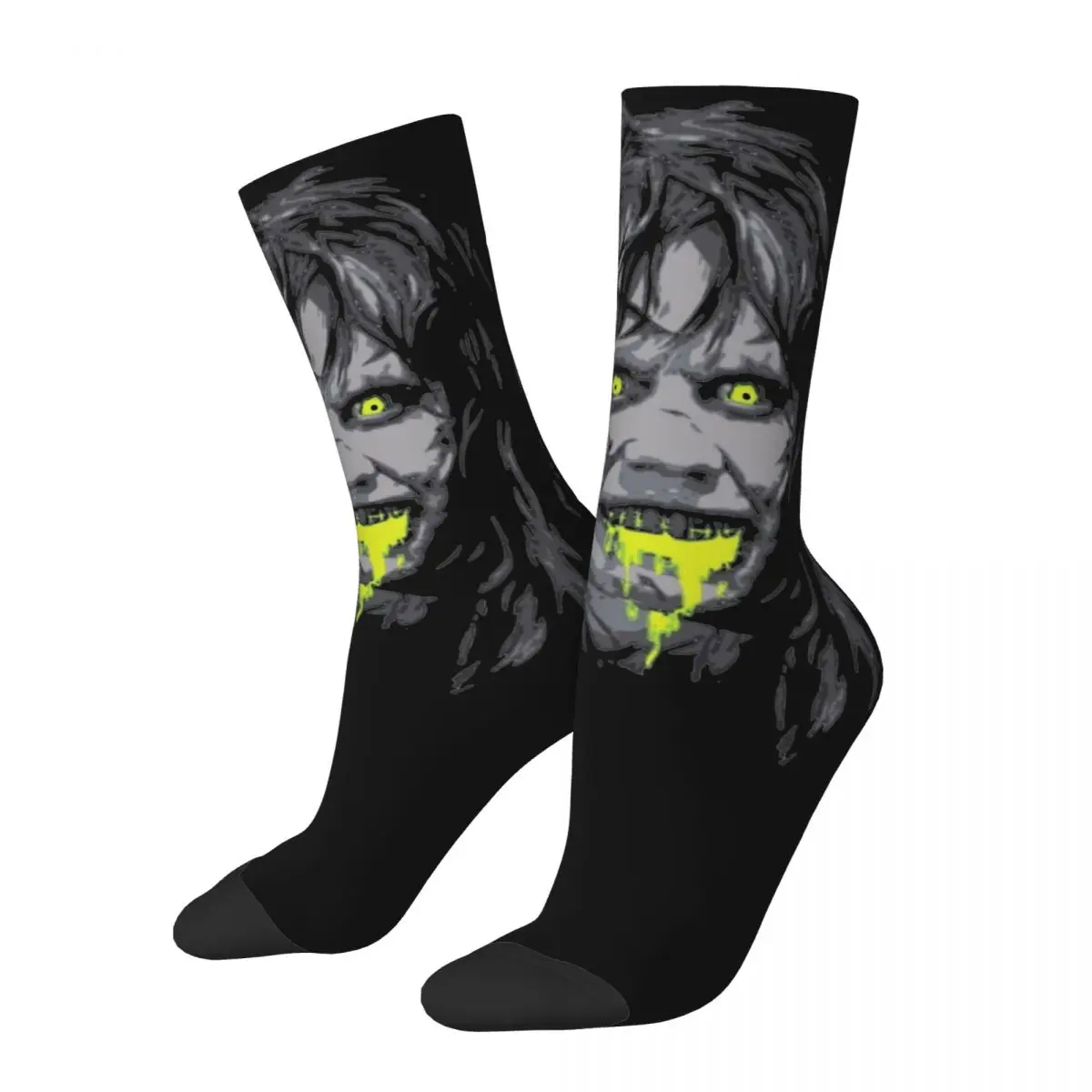 Calcetines de fútbol de película de terror poseídos para hombres y mujeres, Hip-hop, cosas cómodas, mejor Idea de regalo