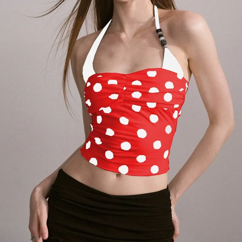 New Arrival Sexy Neck Hanging Backless Women's Yoga Vest