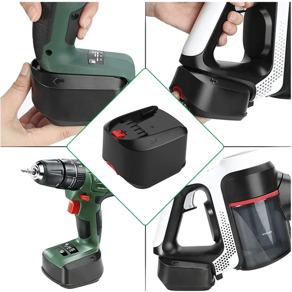 For Bosch 18V 9.8AH Li-ion Rechargeable Tool Battery PBA PST PSB PSR Bosch Home, Garden Tools (TypeC only) AL1810CV AL1815CV