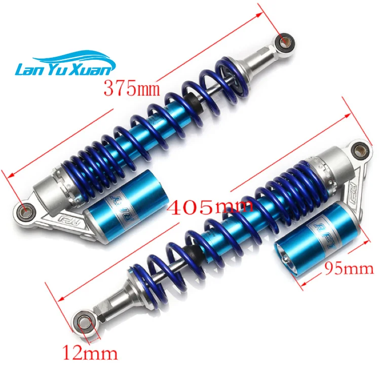 RFY 375MM 380MM motorcycle shock absorber for TT500 HONDA CB700 NIGHTHAWK SUZUKI RM370 PE175 SP500 RM125