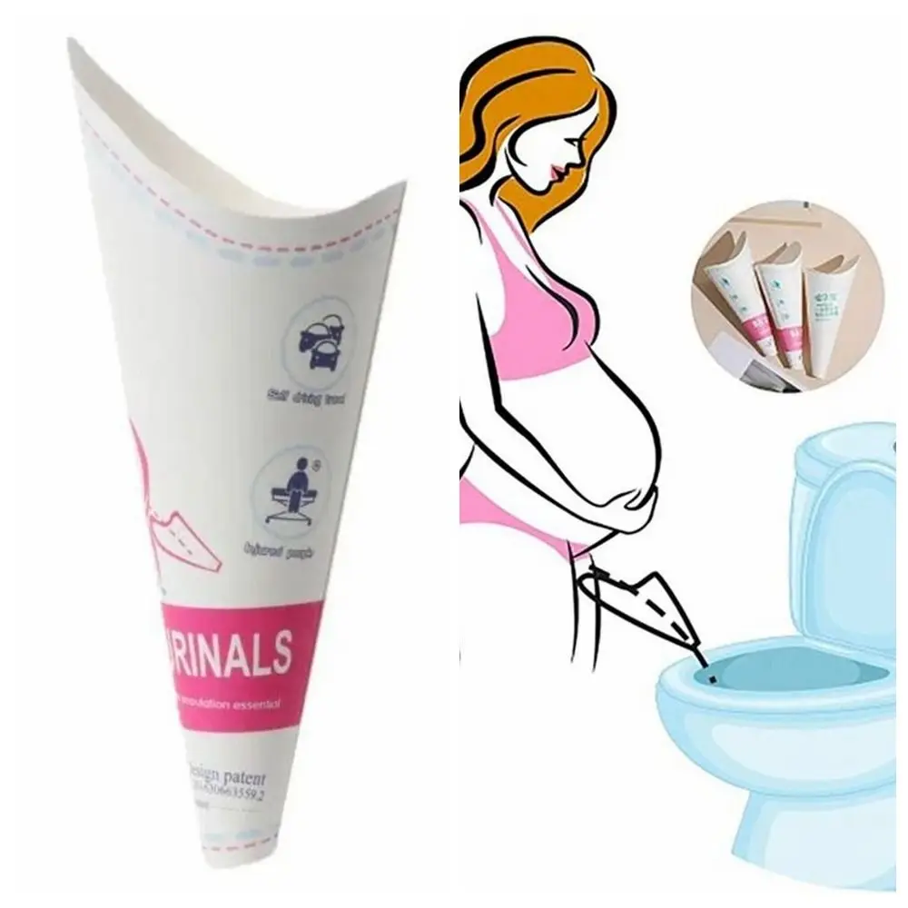 

12pcs Waterproof Disposable Paper Urinal Leak-Proof Paper Standing Pee Cup Universal Portable Paper Urinal Toilet Travel