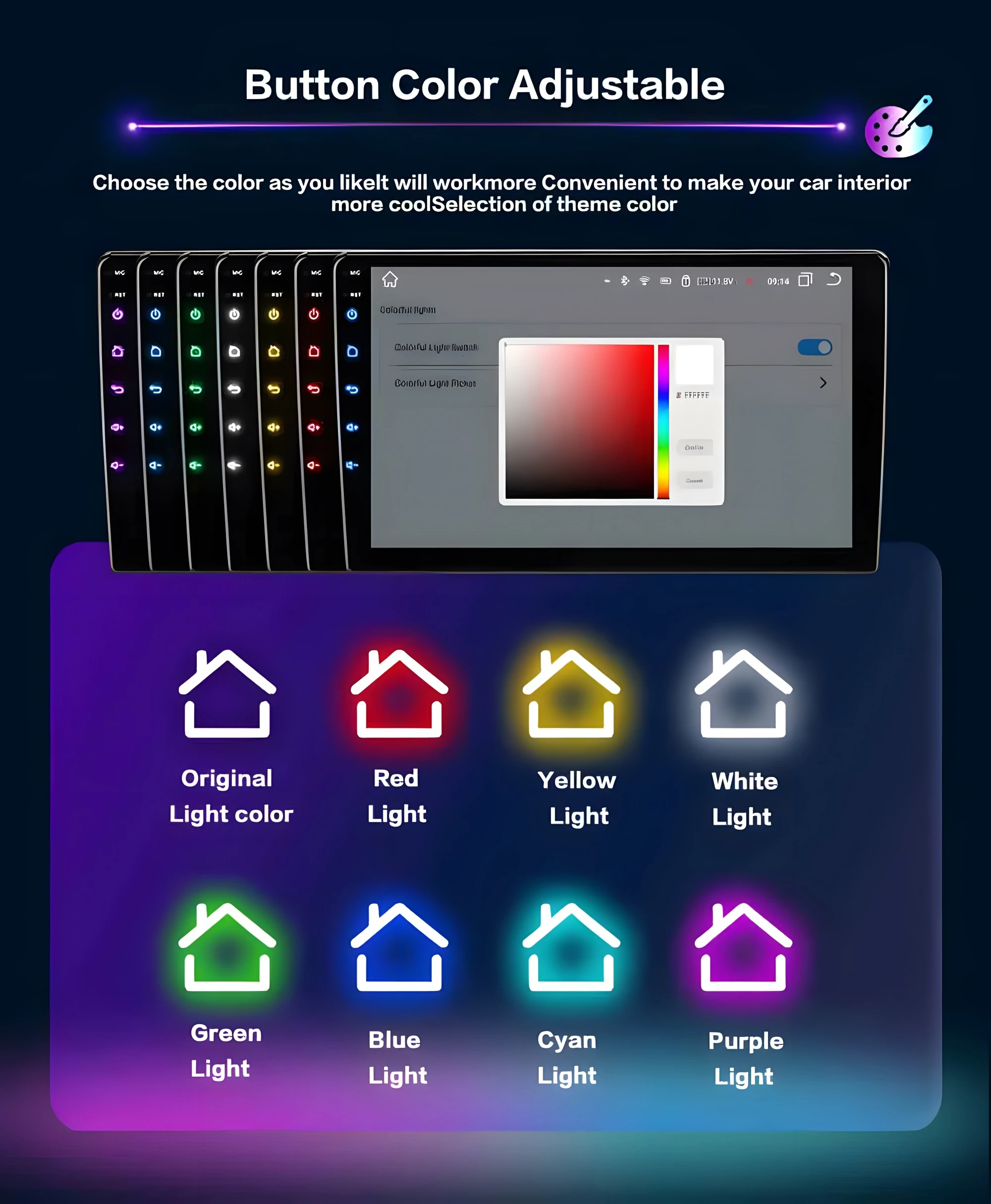 مشغل أندرويد 15 لسيارة تويوتا لاند كروزر 10 J100 100 1998 - 2007 مشغل وسائط متعددة للسيارات Carplay أندرويد السيارات اللاسلكية #3