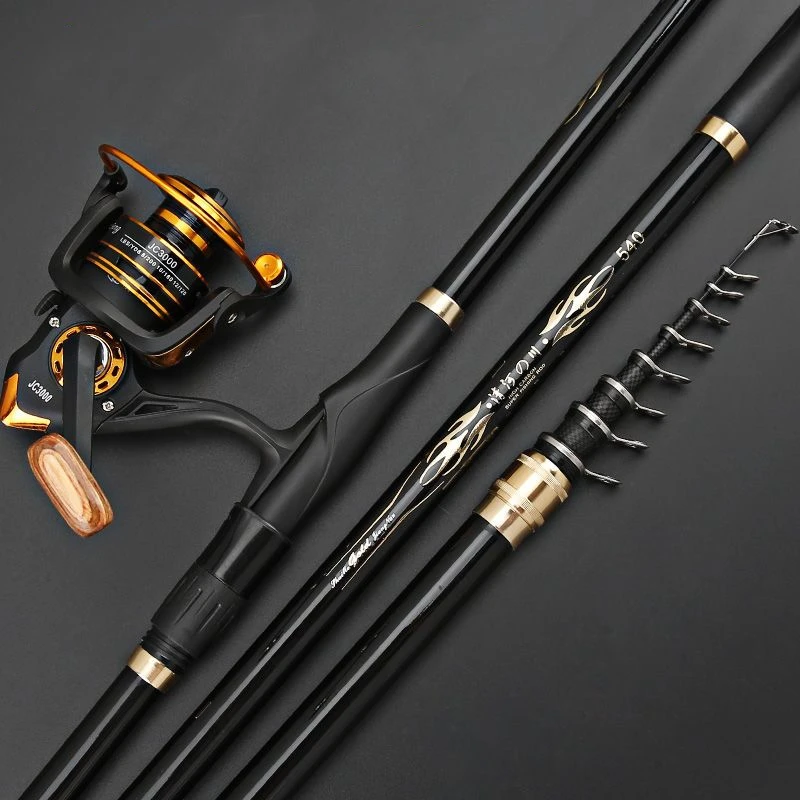 Positioning Rock Fishing Rod Ultra Light Long Section 19 Tune Super Hard Telescopic Fishing Rod Strong Waist Strength Fish Pole