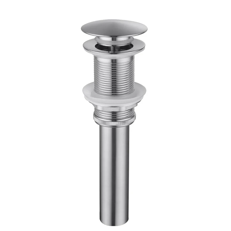 

Stainless Steel Pop-Up Drain Stopper for Vessel Sink Vanity, No Overflow Design