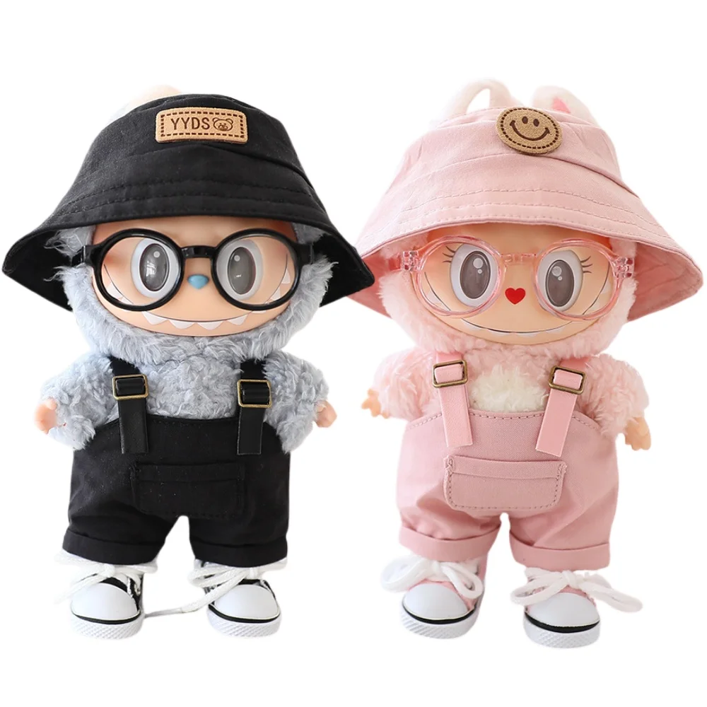 

17cm Mini Doll's Clothes For Korea Kpop Exo Labubu V1 V2 Idol Dolls Cute Decoration Macaron Clothing Gift Outfit Accessories