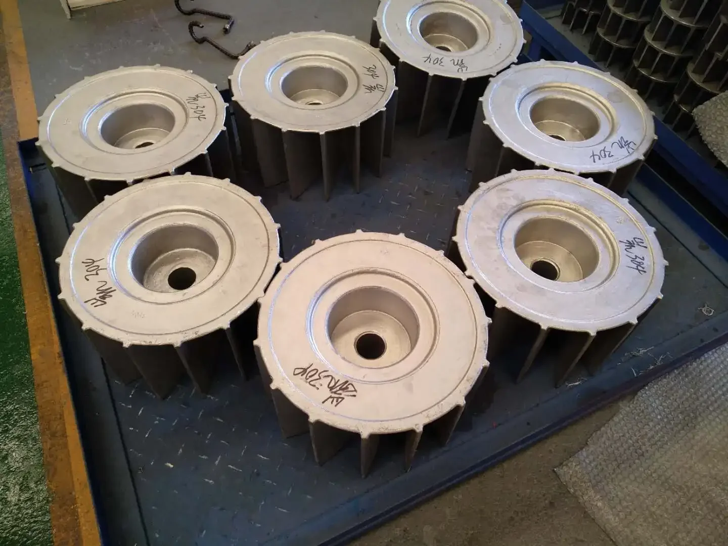 Supply Large Quantity Spare Parts Impeller/Valves/Shaft Of 2BE Water Liquid Ring Vacuum Pump