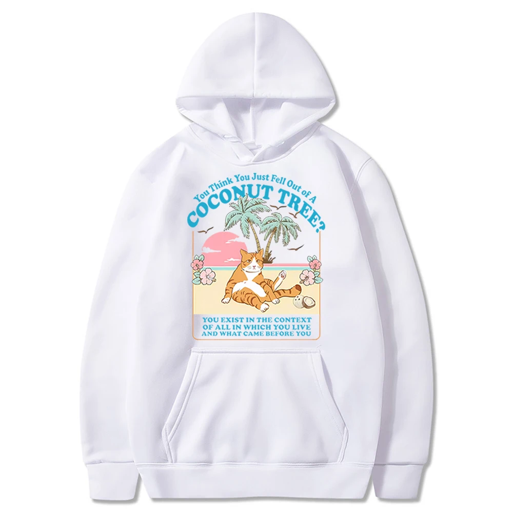 You Think You Just Fall Out of A Coconut, Sudadera con capucha de Kamala Harris, sudadera Retro con capucha de gato Kamala, Lady Presidente