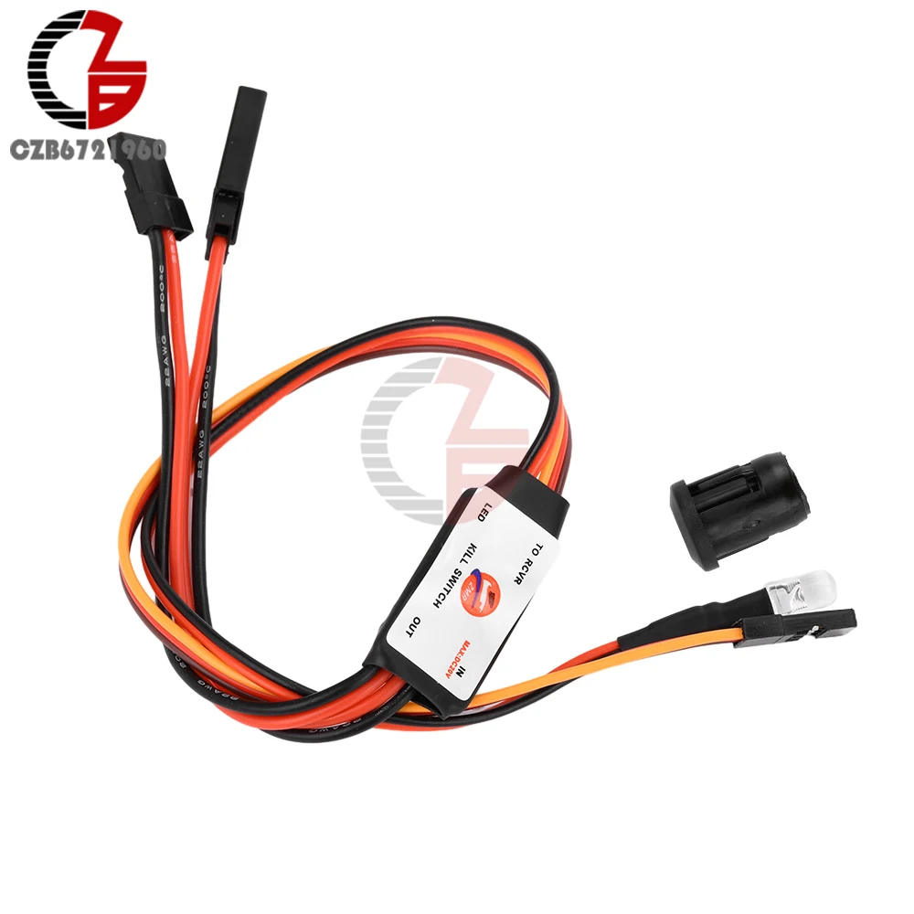 DC5-25.2V High Voltage Remote Control Electronic Switch 3-6S Battery Power Supply RC Drone Water Pump Switch Receiver Controller