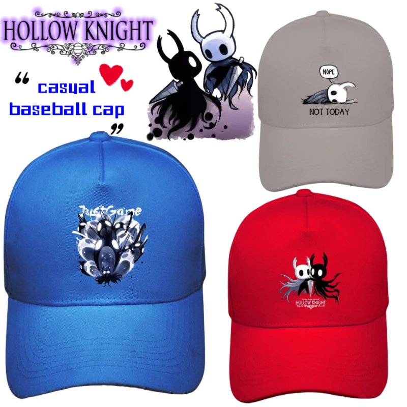 

Hollow Knight Hornet аниме двумерная повседневная фуражка пара уличная бейсболка с широкими полями и солнцезащитным козырьком для прогулок