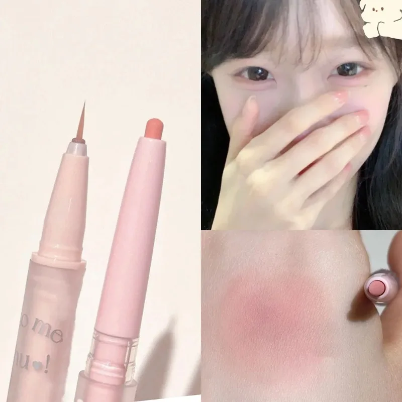 Mulitfuntional Double Ended Lying Silkworm Pencil Highlighter Makeup Pen Nude Liquid Contour Liner Eye Brightener Make Up Stick