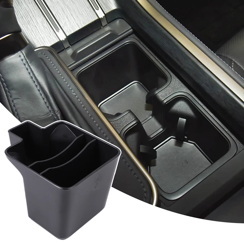 

For Lexus GX550 Prado GX550H 2024 2025 ABS black center console cup holder storage box car interior organizing accessories