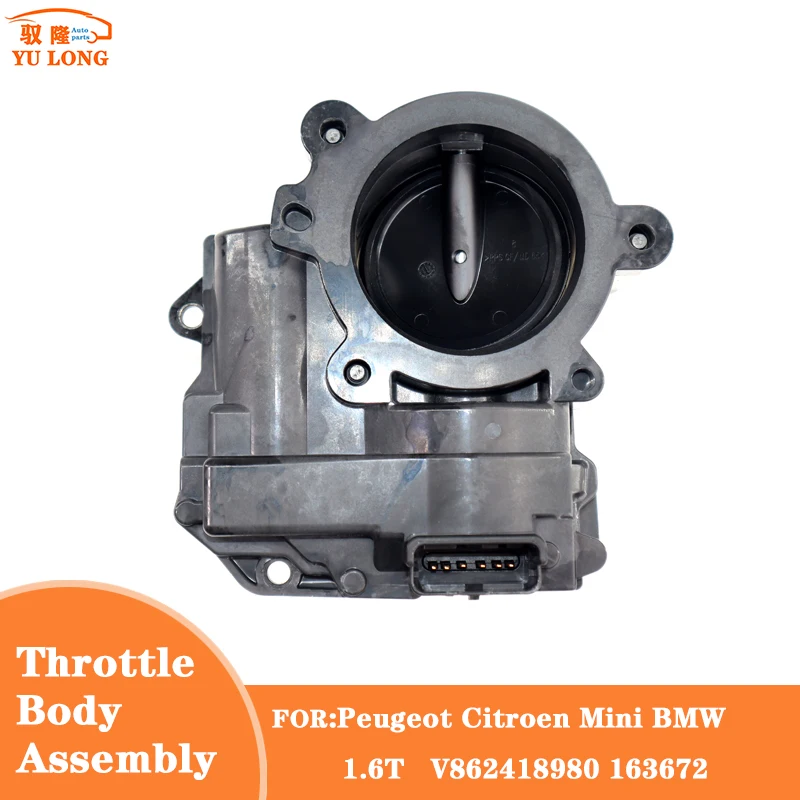 Throttle Body Assembly For Peugeot 207 308 3008 508 RCZ CITROËN C4 C5 DS3 Mini Cooper 1.6T V862418980 163672 Car Accessories