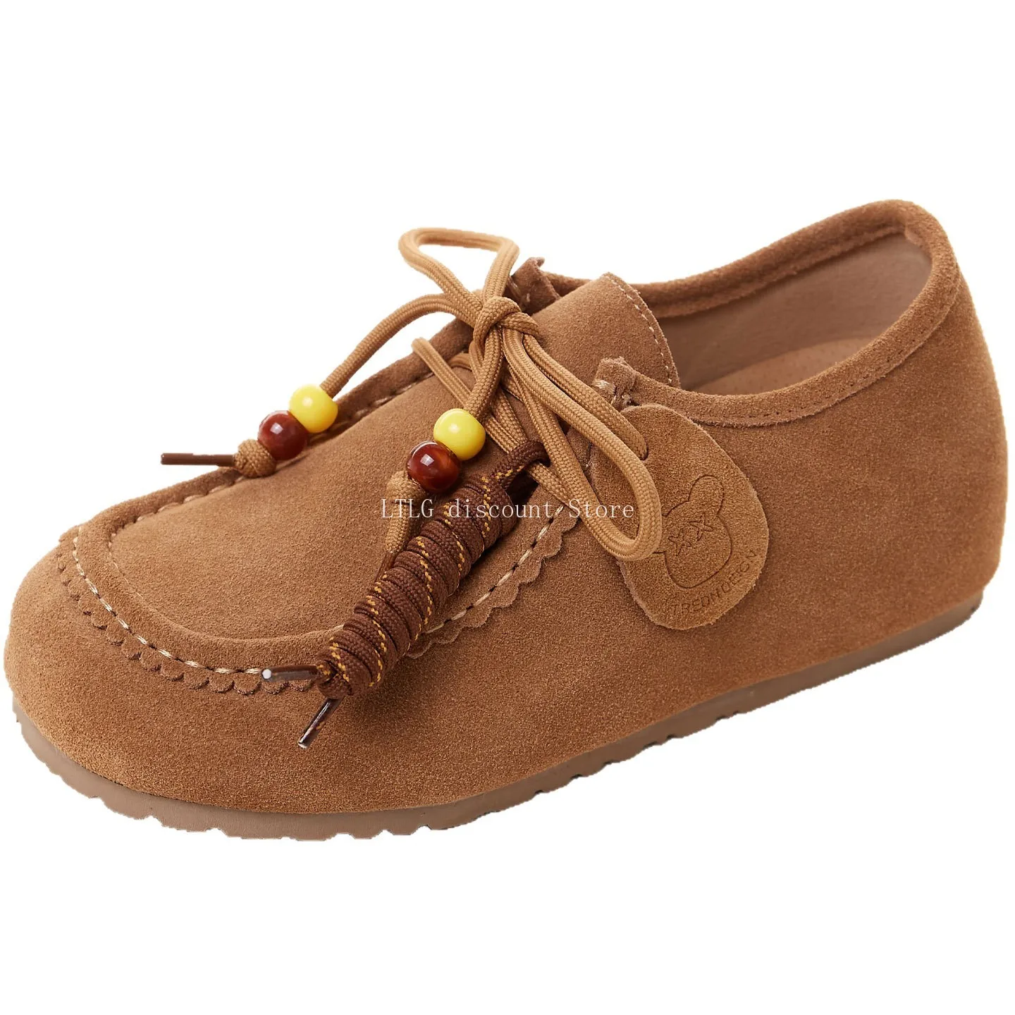 Damenschuhe Damen Loafer Damen Vintage Braun Freizeitschuhe für Damen im Frühling Herbst Flacher Umstands-Studenten-Outdoor-Sneaker