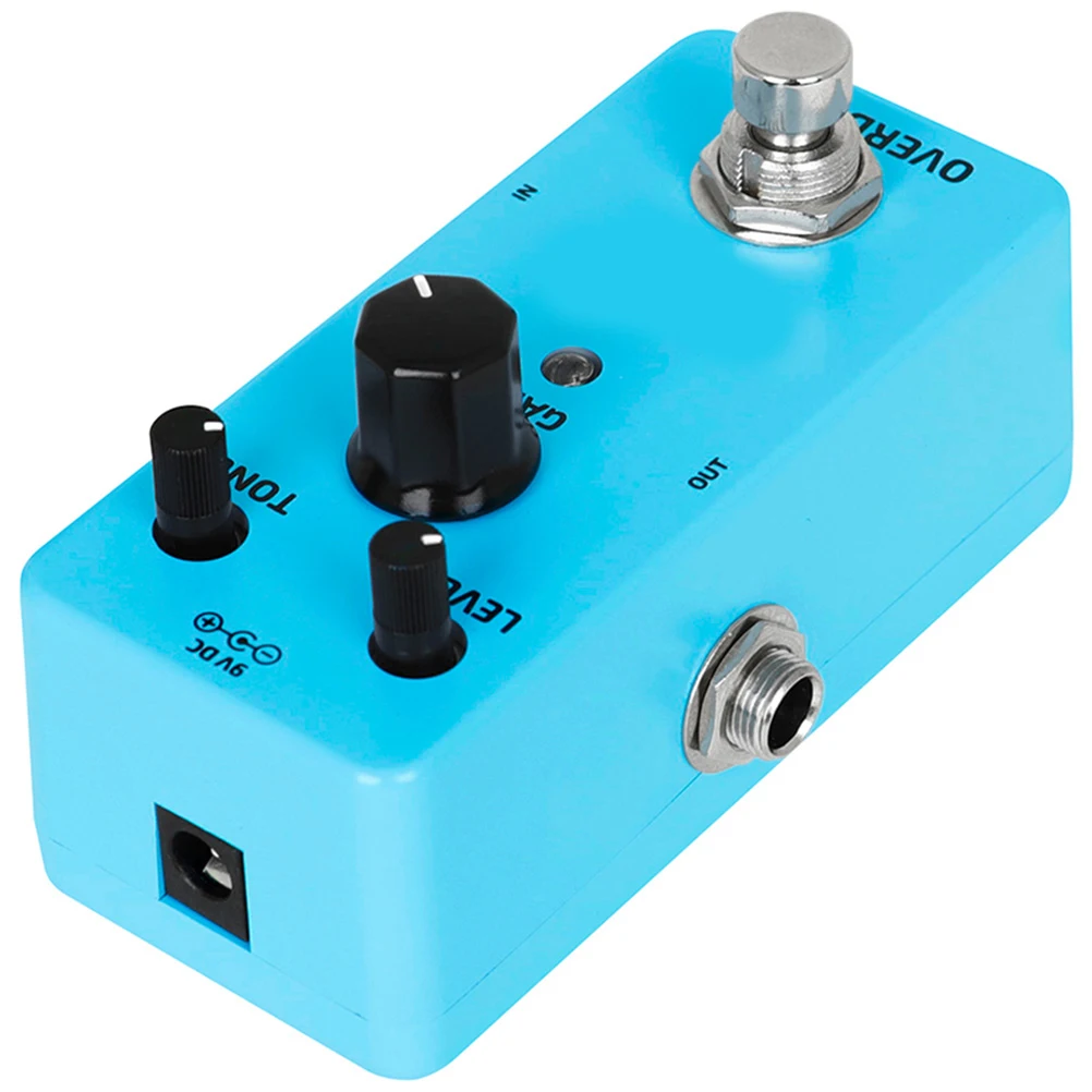 

Distortion Effect Pedal for Electric Guitar 5 Mini Effects Practice Performance Lightweight Compact Volume