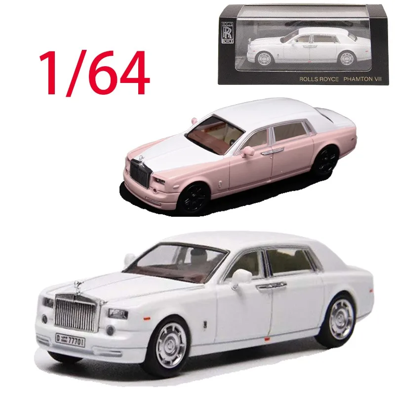 

Литая под давлением модель автомобиля из сплава Rolls Royce в масштабе 1/64 Rolls Royce Phantom VII 7, игровые транспортные средства, игрушки для мальчиков, коллекция оригинальных коробок