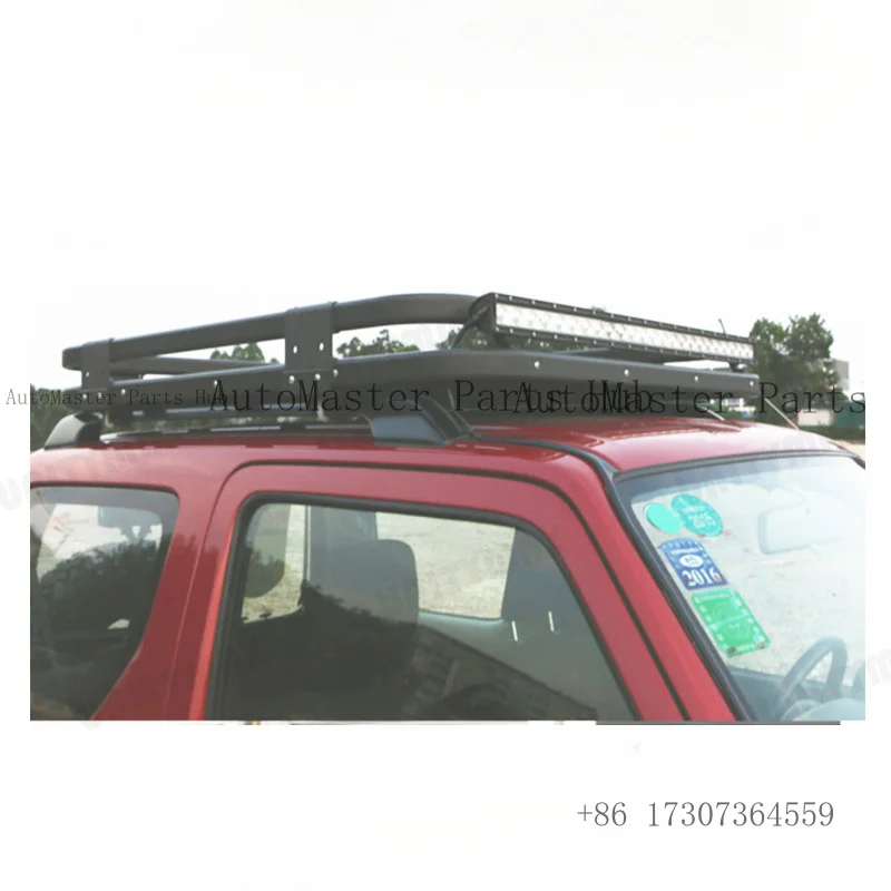 

Подходит для Suzuki Jimny: Модифицированная багажная рама на крышу, плоская трубчатая рама из алюминиевого сплава