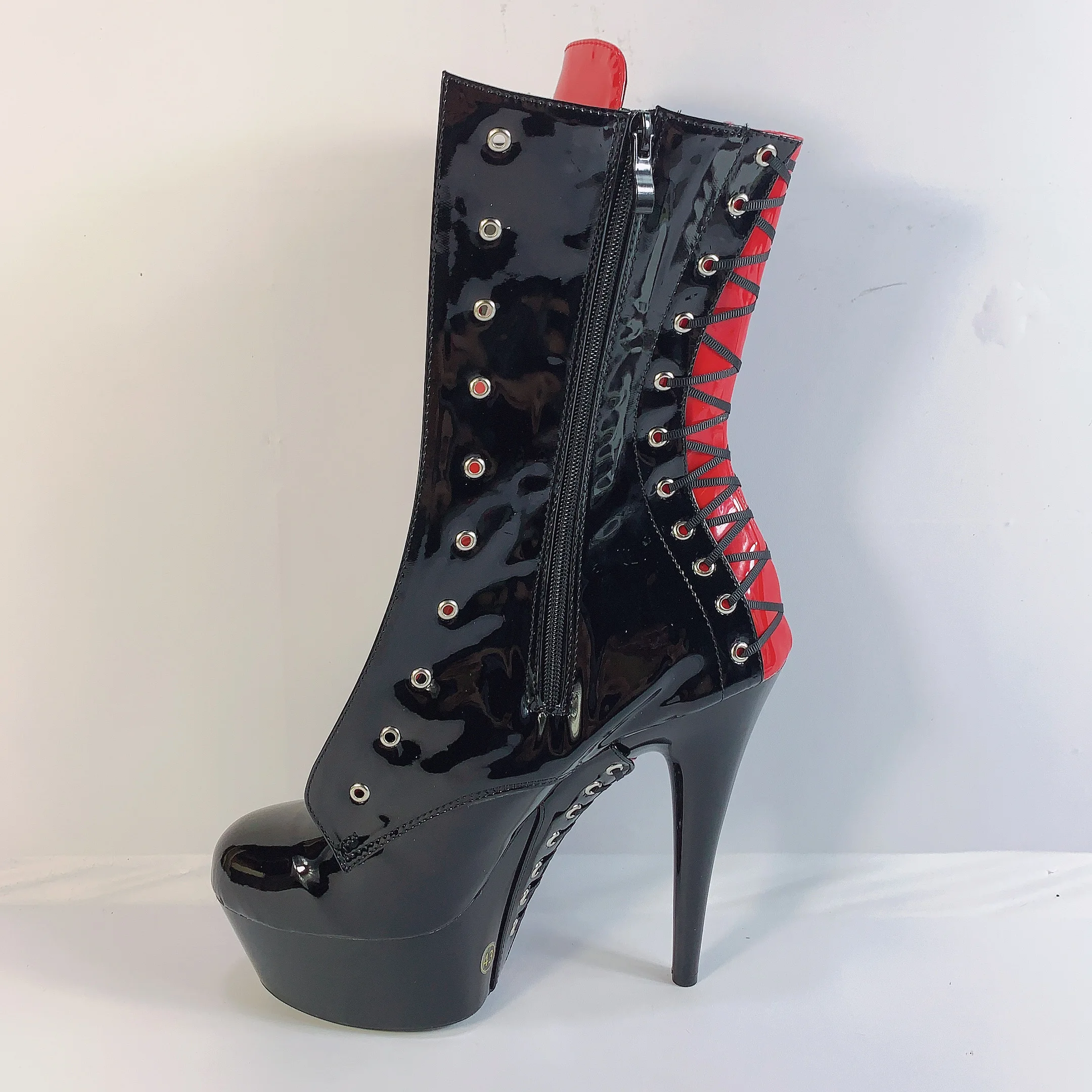 15-20cm high heels, stiletto boots for pole dancing dinners, crossed strappy soles, ankle boots for party dresses