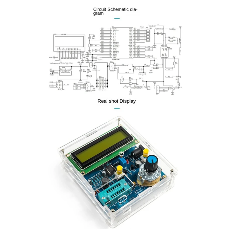 Измеритель емкости и индуктивности, измерение частоты, электронный набор «сделай сам», 51, монолитный тестер, набор для сварки печатных плат