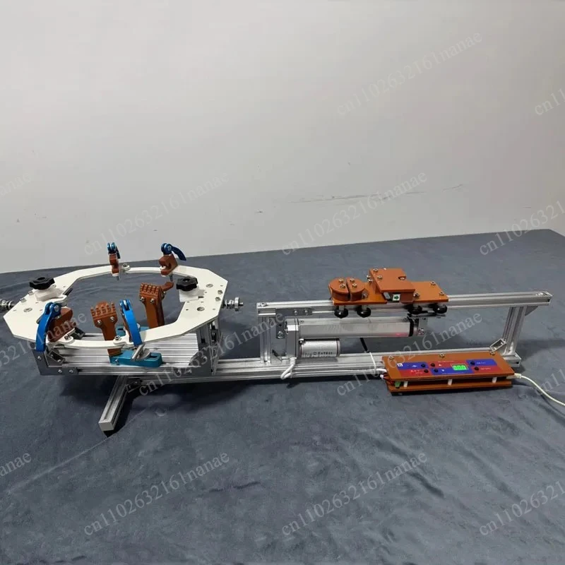 Smart seat clip type electric badminton racket threading machine/wire pulling machine