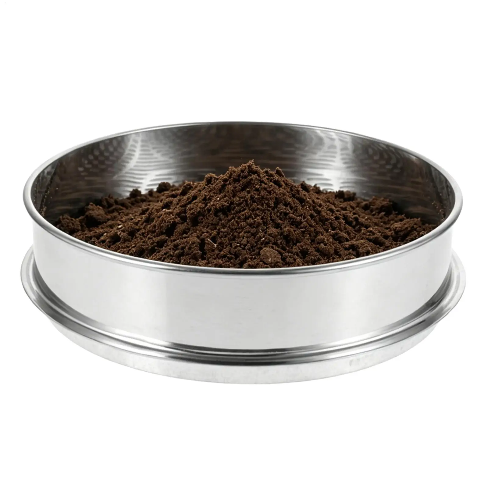 4.5MM 8mm 10MM Stainless Steel Soil Sifter Round Hole Mesh Sieve Tools Household Coffee Bean Sieve Horticultural Gravel Sifter