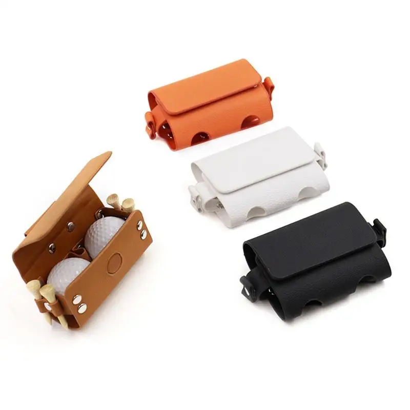 1pcs Golf Rangefinder Leather Bag Magnetic Closure Holder Case Range Carry Bag Distance Belt Waist Bag golf belt pouch for women