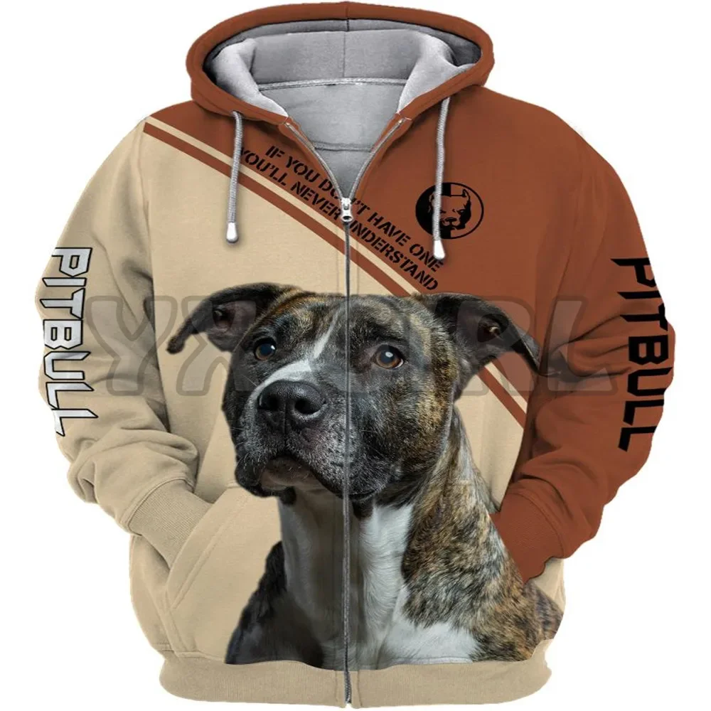 If You Dont Have One You Will Never Understand Pit Bull 3D Print Hoodies Men For Women Zipper Hoodie Casual Street Tracksuit 01