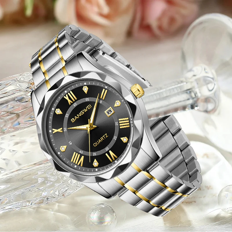 BANGWEI LIGE Women's Watches Top Brand Luxury Diamond Watch For Women Waterproof Luminous Quartz Wristwatch Ladies Reloj Mujer