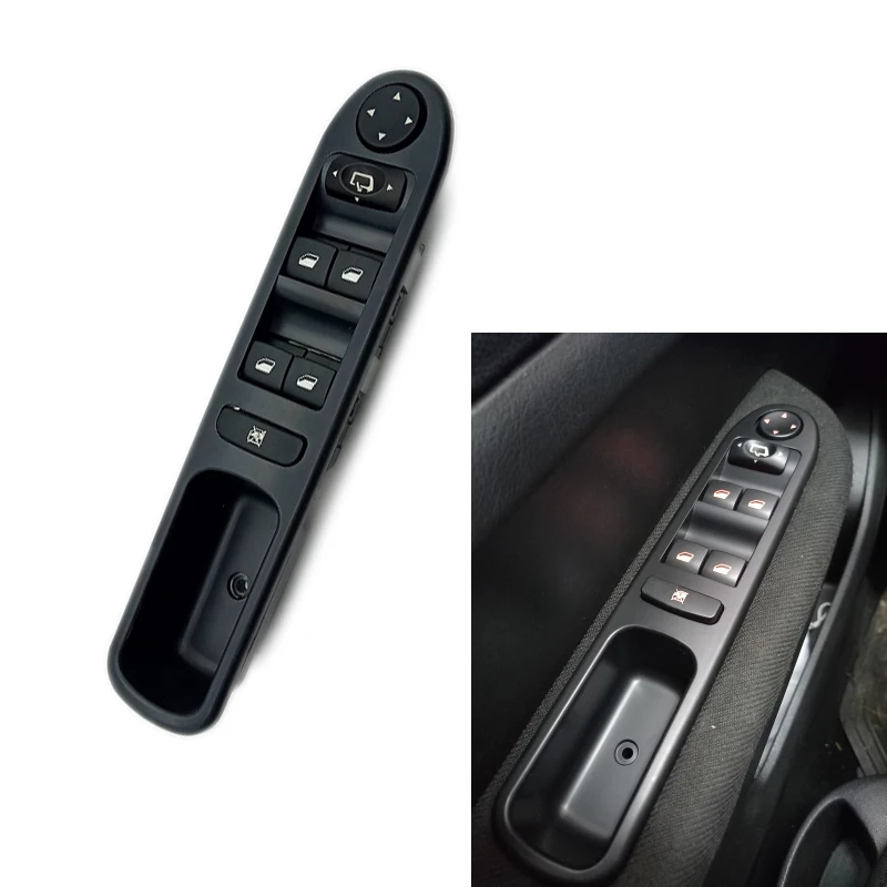 

For Peugeot 307 Front Left Electric Master Window Control Switch Window Lever Lifter Switch Button Car Accessories 6554.KT