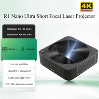 Fengmi Formovie R1 Nano Support 4K Projector Ultra Short Throw Laser Projector Close Range Android Home Theater 1200 ANSI Lumens