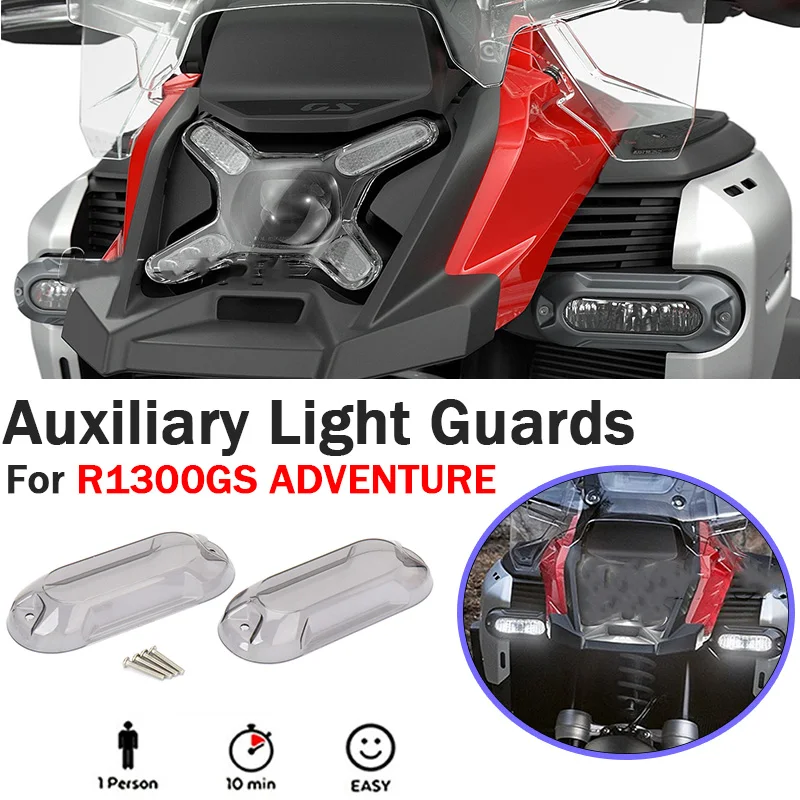

For BMW R1300GS Adventure 2024- New Motorcycle Auxiliary light Guard Fog Lights Protector Lamp Protective Cover Accessories