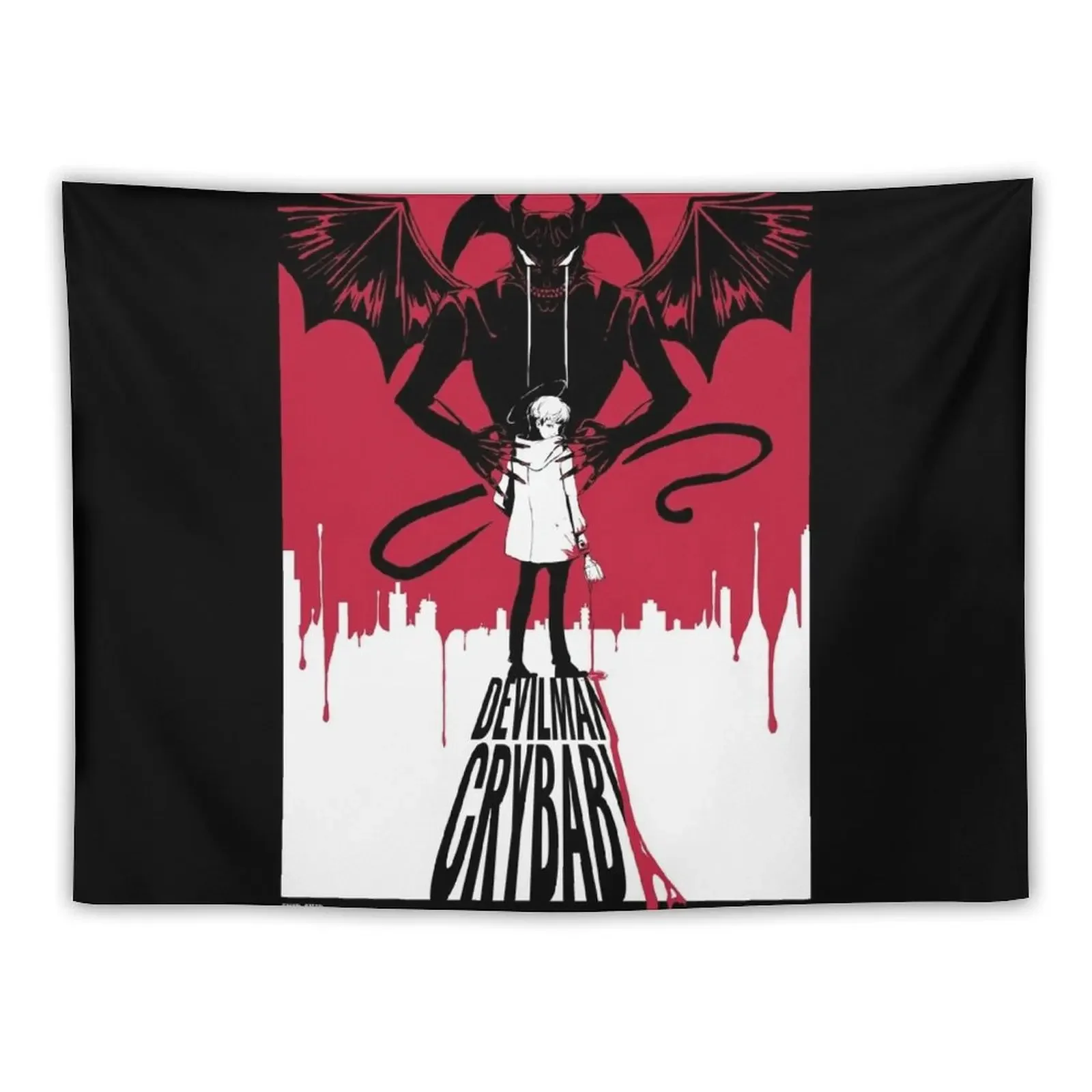 

Devilman Crybaby Tapestry Decoration Home Bedroom Deco Wall Tapestries Cute Room Decor Tapestry