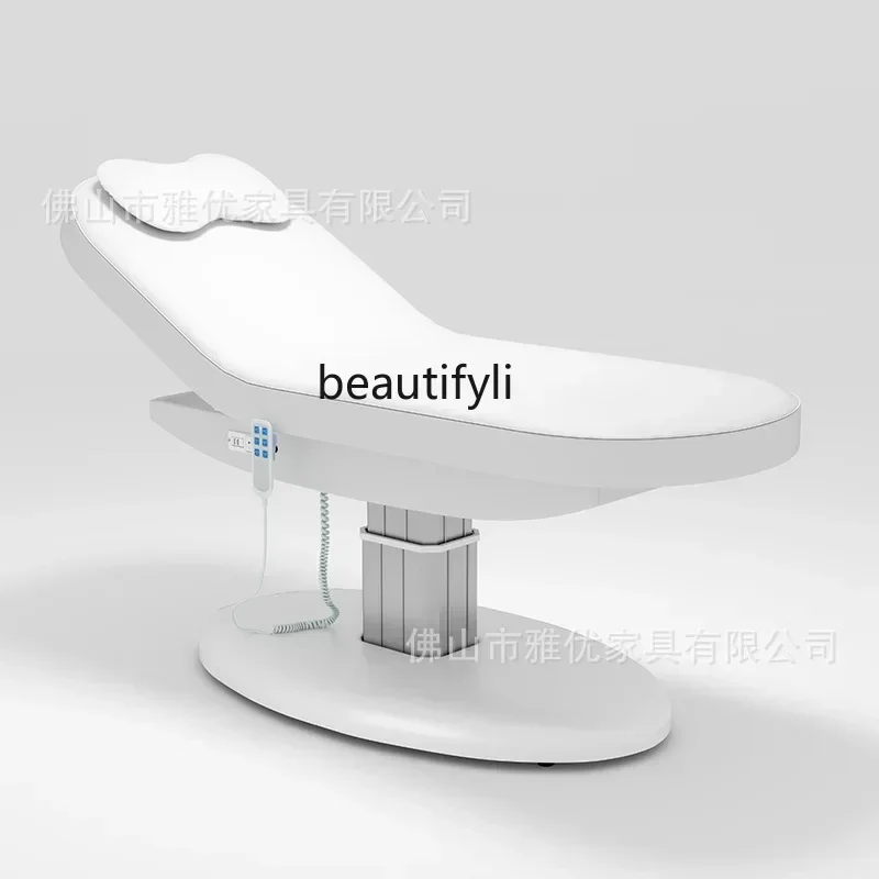 Multifunctional electric beauty bed, special massage bed for beauty salon, lifting pattern embroidery bed