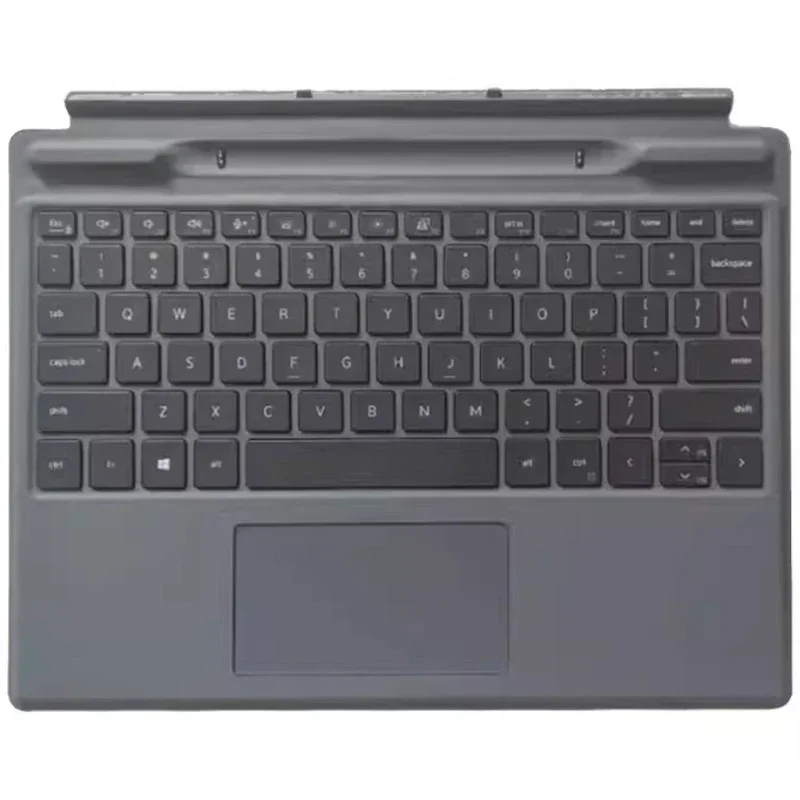 New US/UK English Keyboard for Dell Latitude 7320 K19M Detachable Original Travel Keyboard K19MBKUS Trackpad Tablet CN-07MM01