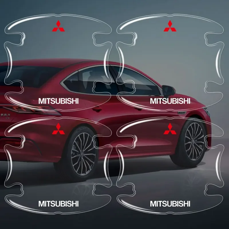 

Car door anti-collision strip door handle protection strip For Mitsubishi Outlander Lancer 10 9 ASX RALLIART Eclipse L200 Pajero