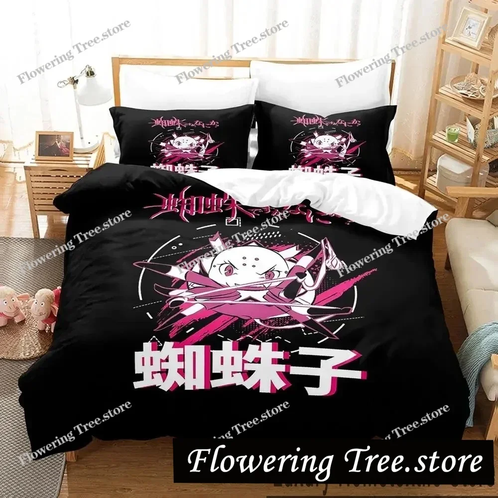 3D Print Anime Kumoko So I'm a Spider So What Bedding Set Boys Girls Twin Queen King Size Duvet Cover Pillowcase Bed boys Adult 4