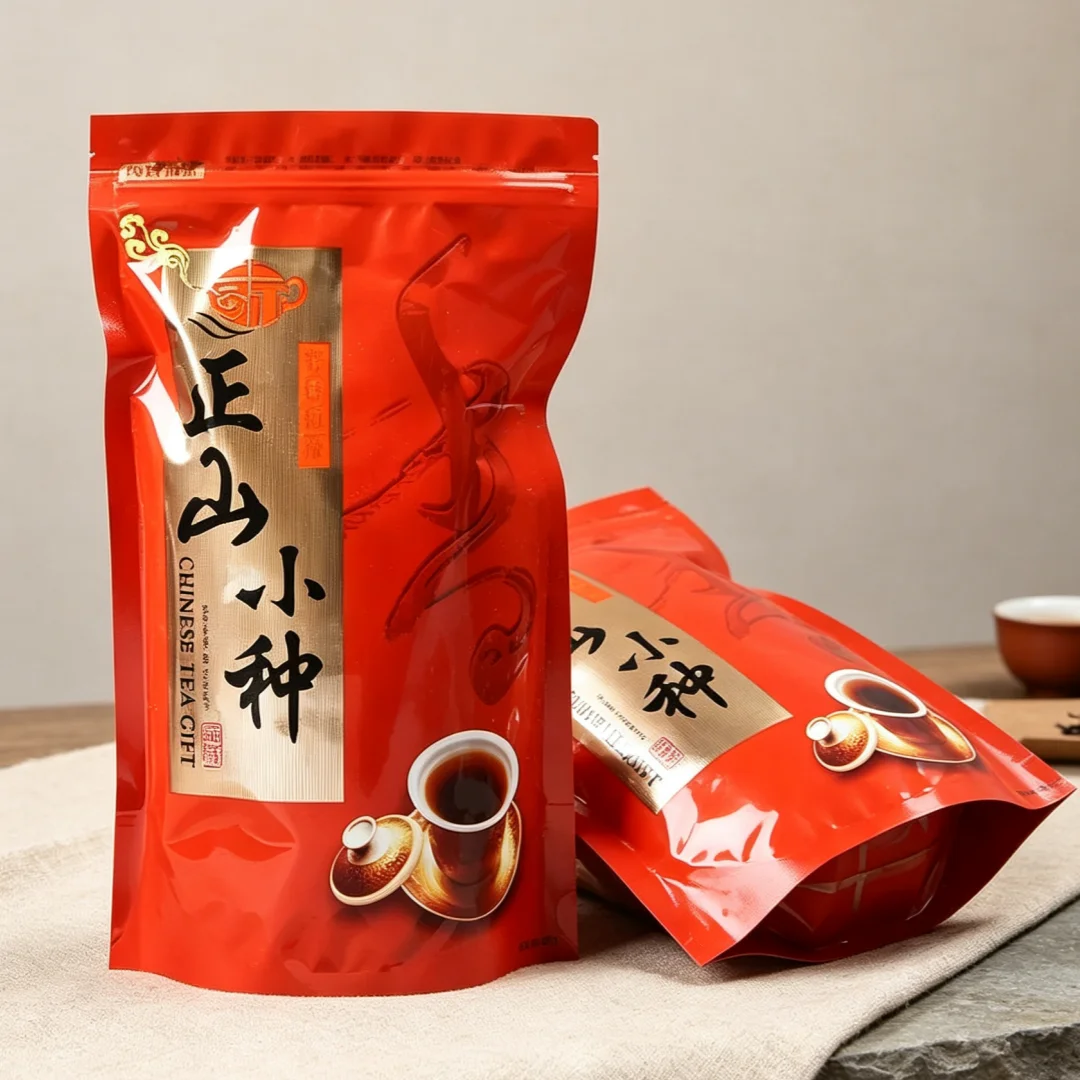 S L M Size China Lapsang Souchong Zipper Bags ZhengShan XiaoZhong Black Oolong Tea Jin Jun Mei Recyclable Sealing No Packing Bag