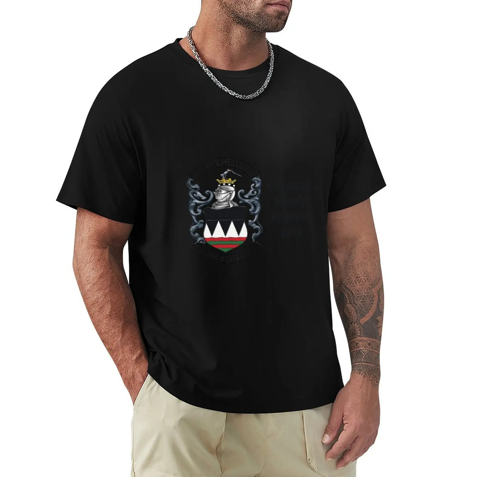 

Cordwell Family Crest Black T-Shirt luxury designer man t shirt funny t shirts men