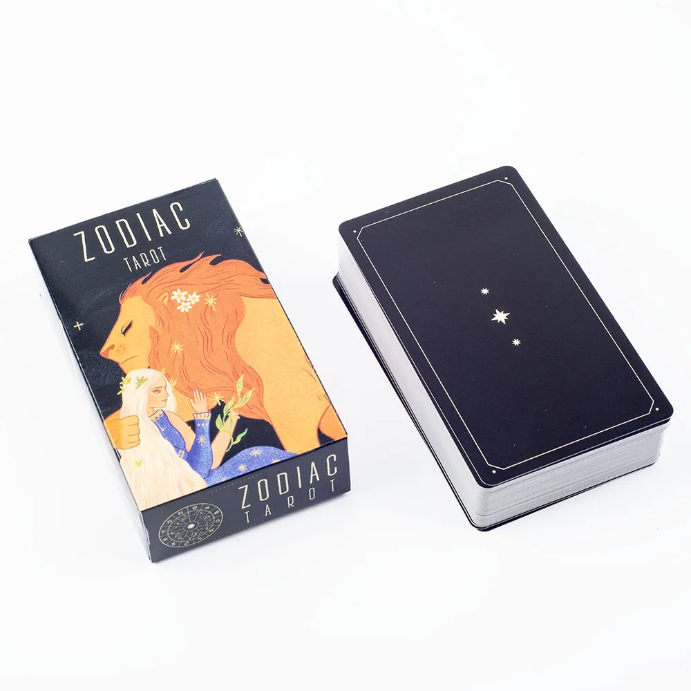 10.3x6cm Zodiac Tarot Cards for Fortune Telling And Divination Party Game Board Game Pack of 52 Unique Star Sign Cards