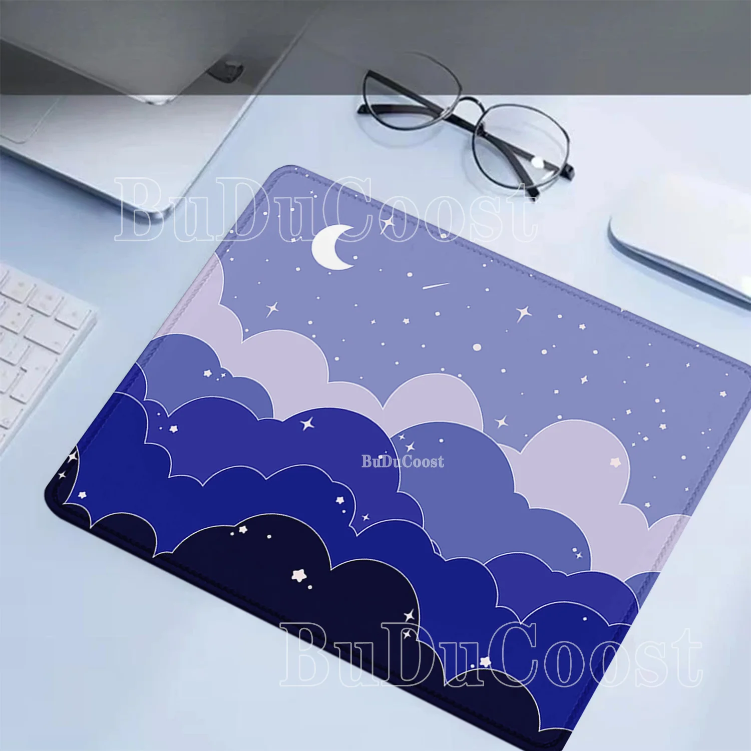 

colorful Clouds small Size cartoon Mousepad Kawaii esports Mouse Pad Rubber HD Printing Gaming overlock Keyboard Office Desk Mat