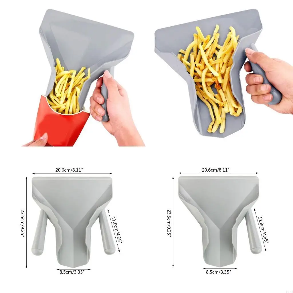 F19B Plastic Kitchen Tool Shovel Fries Burgers Packaging Tool 2 Styles Choose