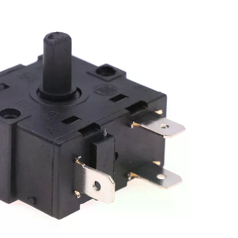 High Quality 3/5 Pin 2/4 Position Rotary Switch Selector Ac 250v 16a Radiator for Electric Room Heater for Daily Life & Work