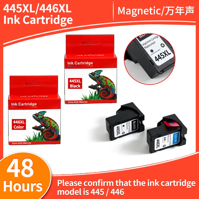 Чернильный картридж 445 446 PG445 CL446 445XL 446XL, совместимый с Canon MX494 MG2440 MG2540 MG2940 IP2840 MG2545 TS3140 MG3040 TR4540