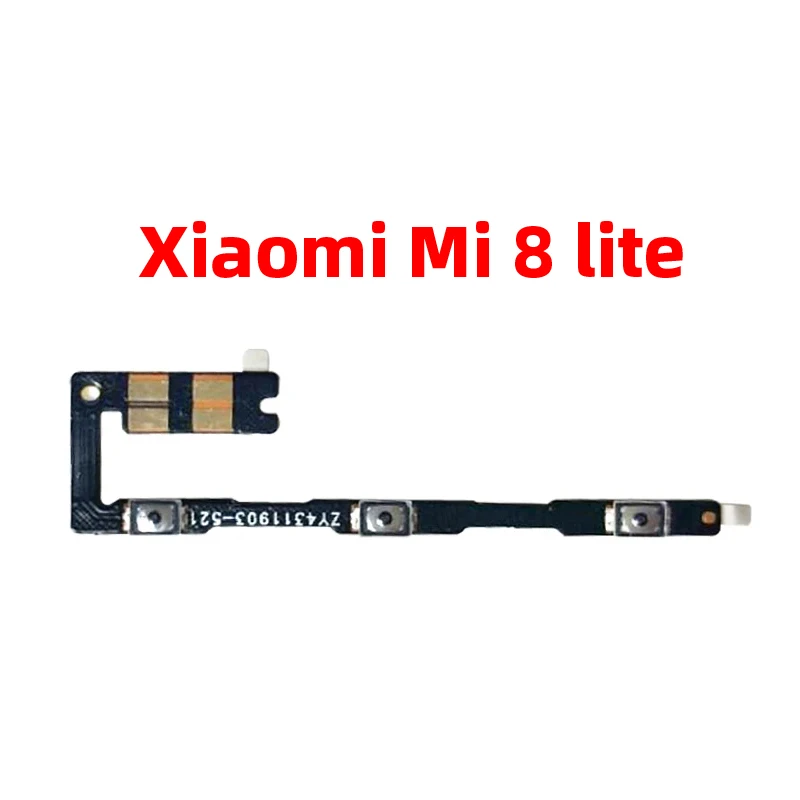 For Xiaomi Mi 8 lite Power ON OFF Volume Camera Key Button Switch Flex Cable Replacement