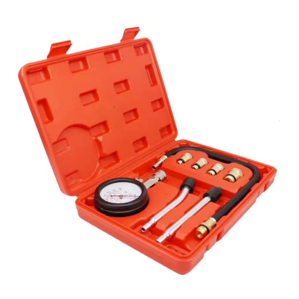 

Professional Engine Compression Test Kit M10/12/14/18 Adapter 0-300 PSI Pressure Gauge Tester Cylinder Pressure Gauge