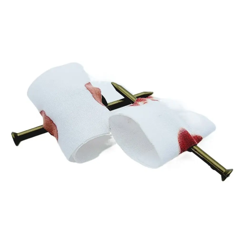 10PCS Grappen Fake Nail Door Finger Prank Trick Scares Mensen Bloed Prank Magic Prop Magic Zorgen Goocheltruc Speelgoed party